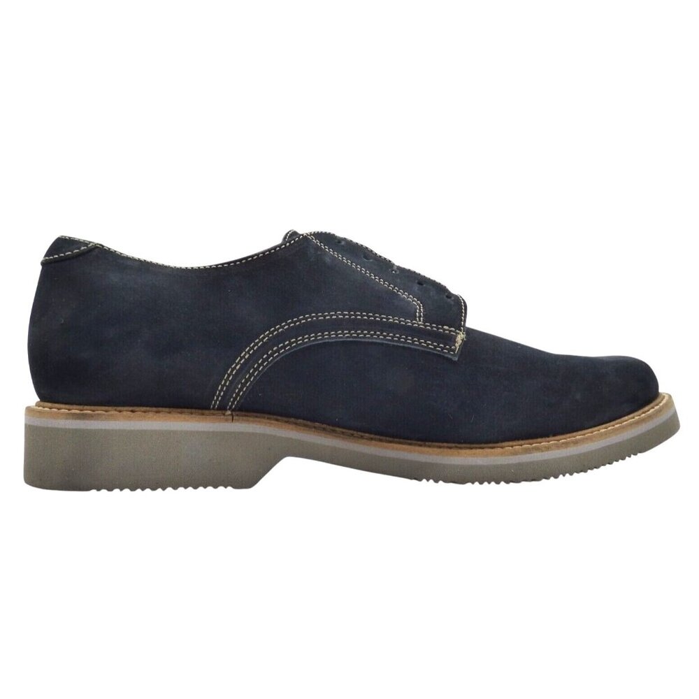 14th & Union Men’s Suede Casual Oxfords, Navy, Size 11